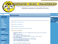 Tablet Screenshot of olympicclubgrangeois.fr
